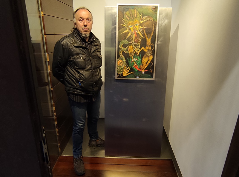 Antonio Sierra Crespo muestra su obra en la iniciativa ‘Yo expongo’, en el Centro Fundación Caja Rioja Gran Vía