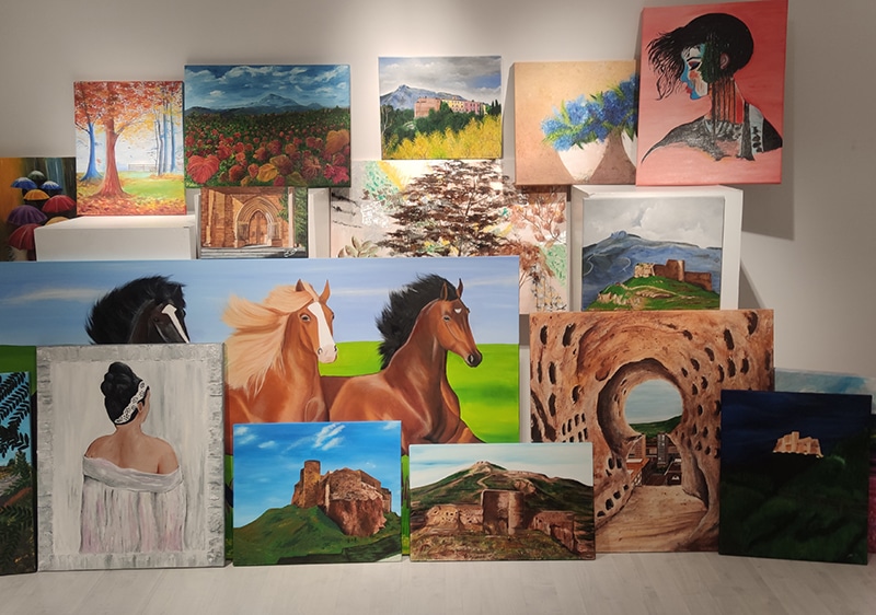‘Arnedo, con La Palma, arte y solidaridad’, en el Centro Fundación Caja Rioja Arnedo