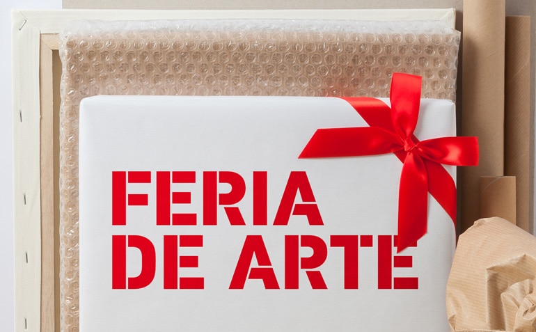 Navaridas, Olarte, Ana Sanz, Mercadal y Andrés Tena, en la Feria de Arte
