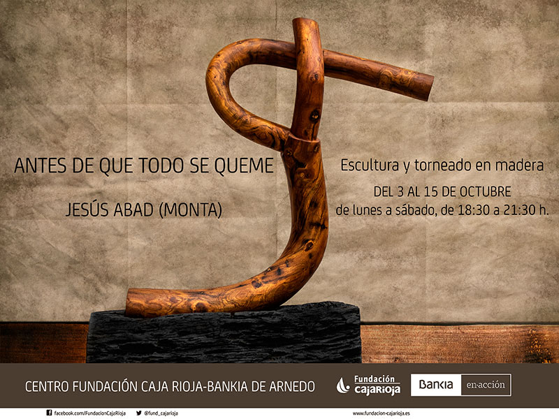Fundación Caja Rioja y Bankia inauguran una exposición de Jesús Abad ‘Monta’ en Arnedo