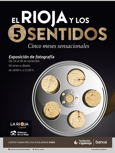 Las fotografías “El Rioja y los 5 sentidos”, en el Centro de Nájera