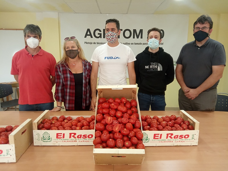 Ctic Cita, Cooperativa El Raso, Universidad de La Rioja y Fundación Caja Rioja presentan la cosecha del año 2021 del proyecto AGRITOM2.0 para impulsar el cultivo del tomate