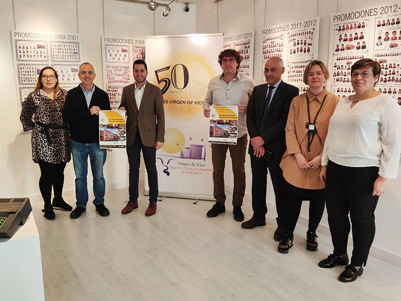 Exposición sobre el ‘50 aniversario del IES Virgen de Vico’ en Fundación Caja Rioja-Bankia Arnedo