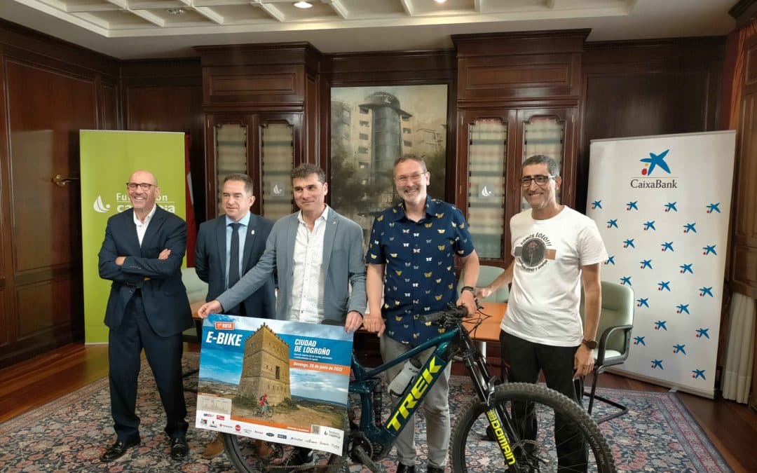 Fundación Caja Rioja organiza la Primera Ruta E-BIKE “Ciudad de Logroño”