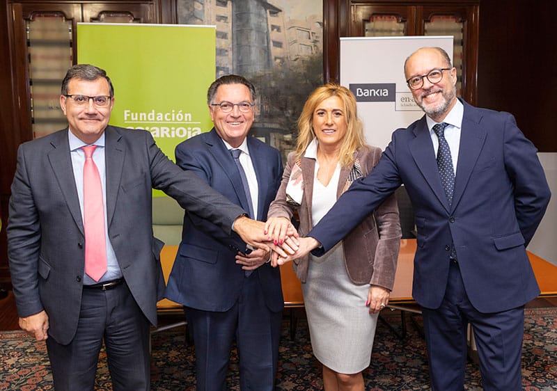 Bankia aporta 320.000 € a Fundación Caja Rioja para diferentes proyectos sociales