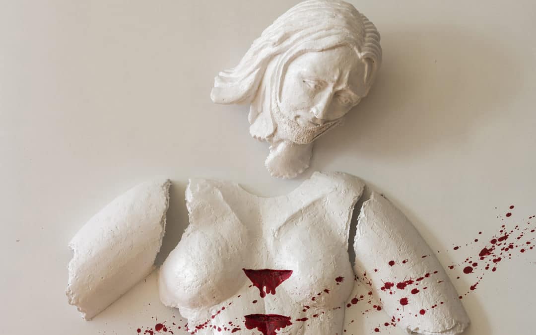 Esculturas de Emilio San Andrés en el Centro Fundación Caja Rioja Gran Vía