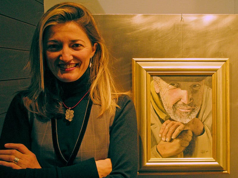 Abigail Barbosa en ‘Yo expongo’, una iniciativa de Bankia y Fundación Caja Rioja en GranVía