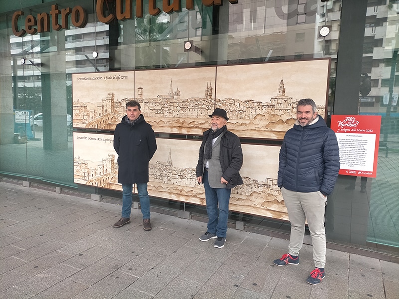 “Logroño Imaginario” de Taquio Uzqueda en el Centro Fundación Caja Rioja Gran Vía