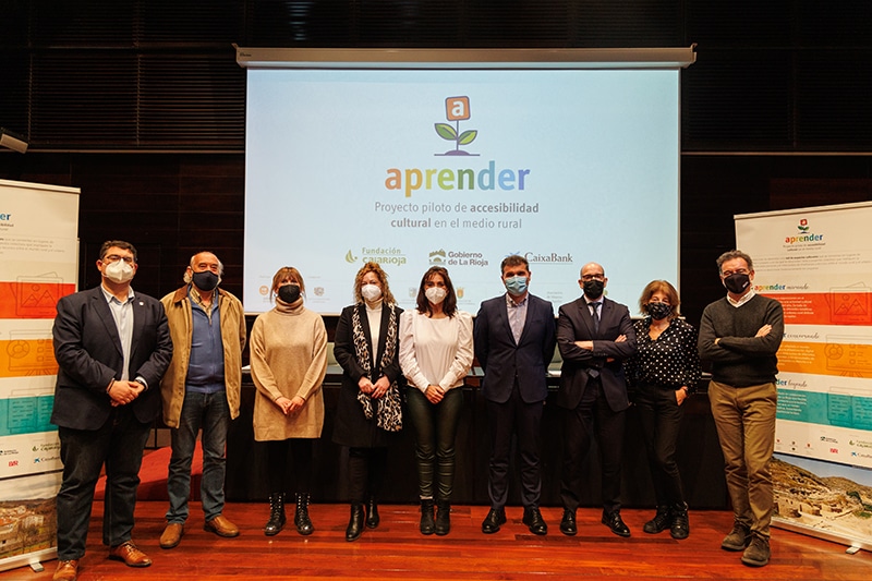 Fundación Caja Rioja pone en marcha el proyecto de accesibilidad cultural en el medio rural ‘Aprender’