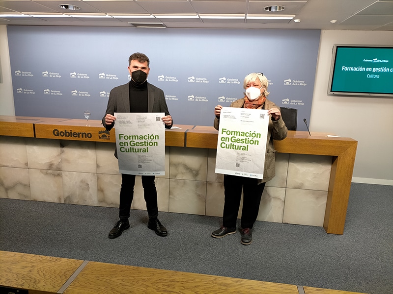 El Gobierno de La Rioja colabora con Fundación Caja Rioja para la puesta en marcha de novedosas acciones de formación en Gestión Cultural