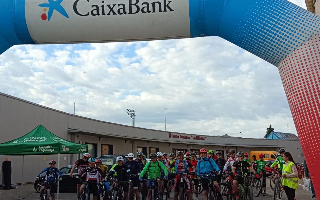 Más de medio centenar de e-ciclistas han participado en la Primera Ruta E-BIKE “Ciudad de Logroño” organizada por Fundación Caja Rioja