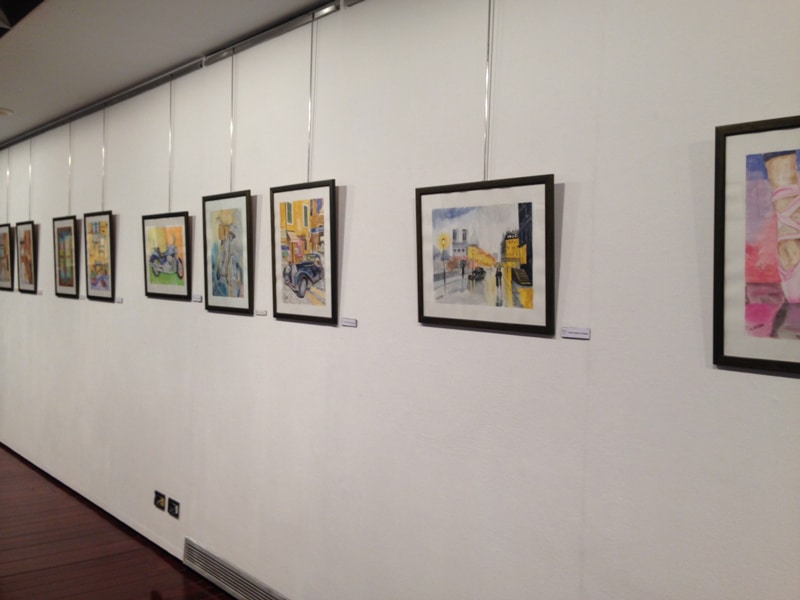 Exposición de pintura en Gran Vía a beneficio de Arad