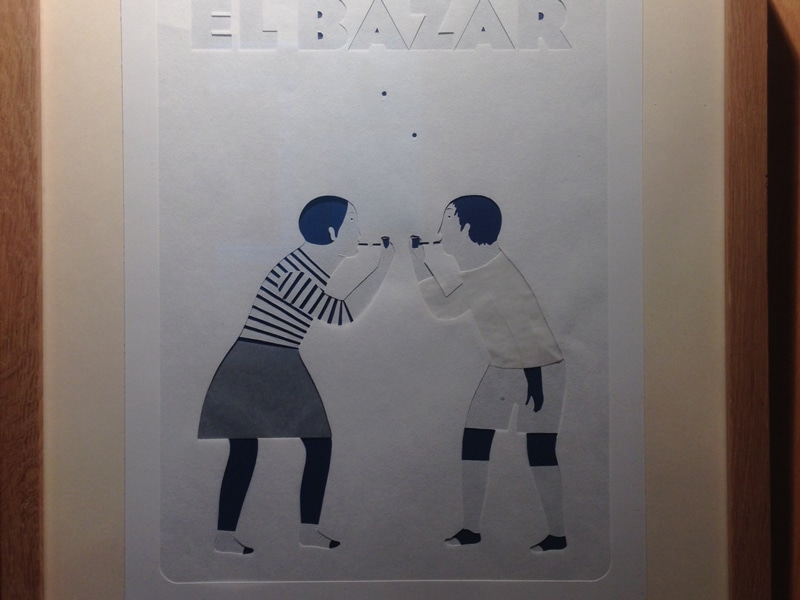 Ilustraciones en el Centro Fundación Caja Rioja-Bankia La Merced