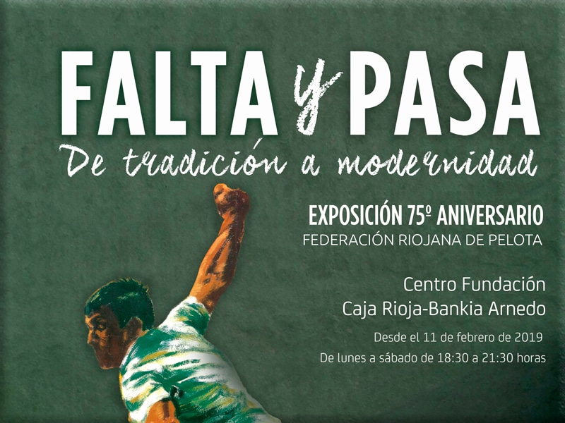Exposición sobre la historia de la Federación Riojana de Pelota