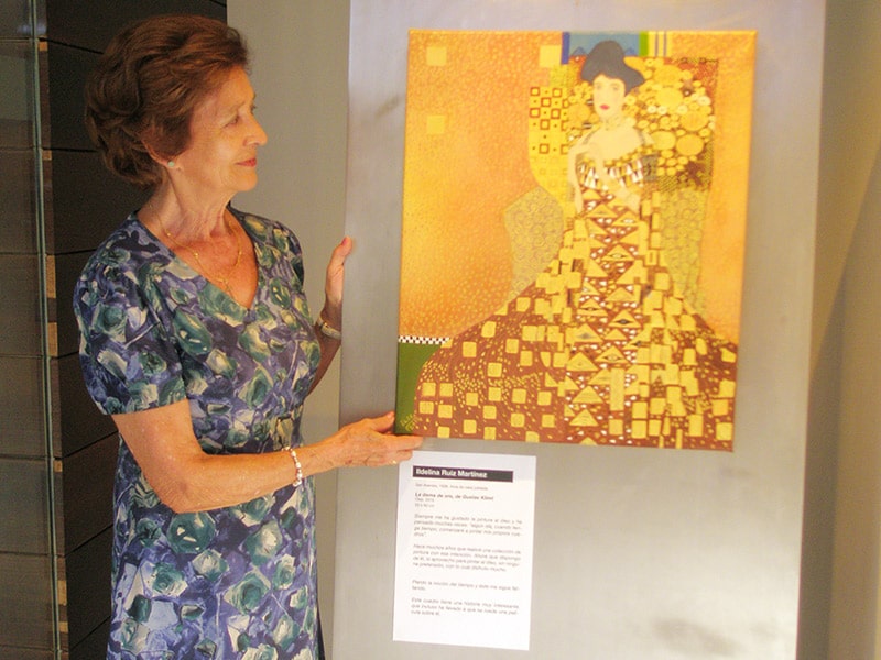 Ildelina Ruiz muestra su obra en la iniciativa «Yo expongo»