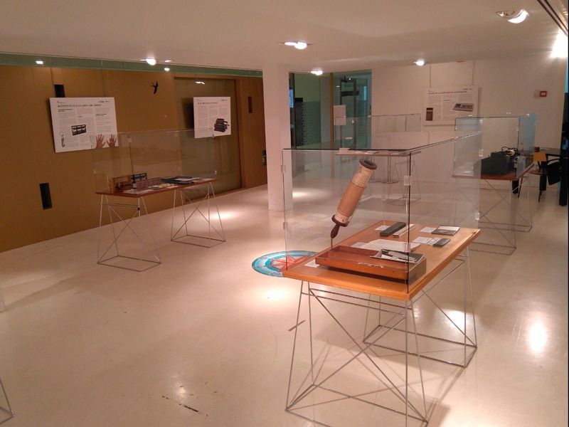 La exposición sobre las máquinas de calcular, en Calahorra