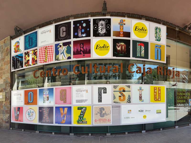 El Paseo de la tipografía, en nuestro Centro de Gran Vía