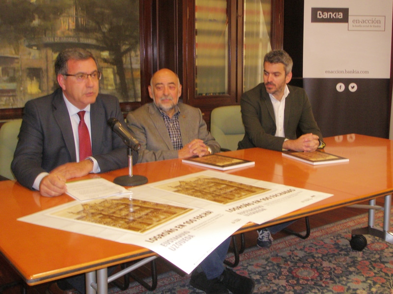 Taquio Uzqueda muestra «Logroño en 100 fachadas» en La Merced