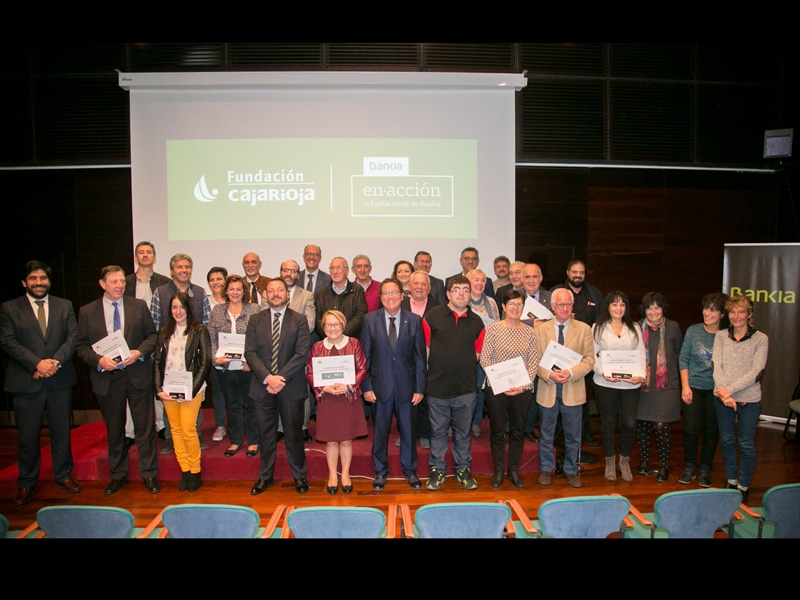 Bankia y Fundación Caja Rioja apoyan a 25 entidades sociales