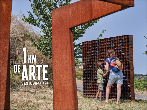 El programa ‘Aprender’ llega a Torrecilla en Cameros con la exposición “1 kilómetro de arte”