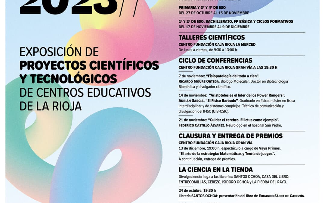 El neurólogo del hospital San Pedro Federico Castillo cierra mañana martes el ciclo de conferencias de #Divulgaciencia23