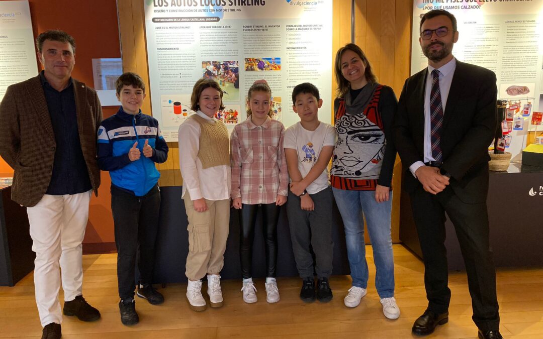 Un total de 18 proyectos de diferentes centros educativos participan en la exposición #Divulgaciencia23, que puede visitarse en el Centro Fundación Caja Rioja La Merced
