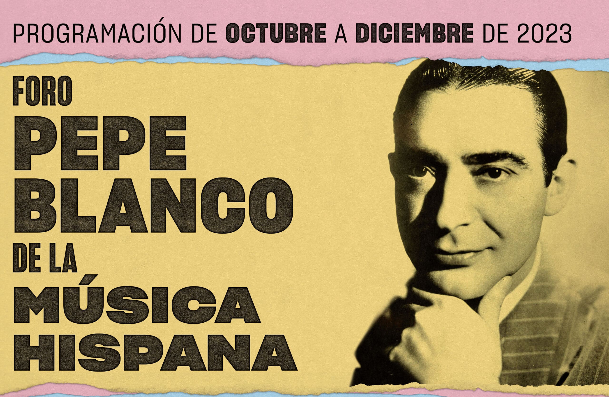 Cartel OCTUBRE-DICIEMBRE 2023 Foro Música Hispana