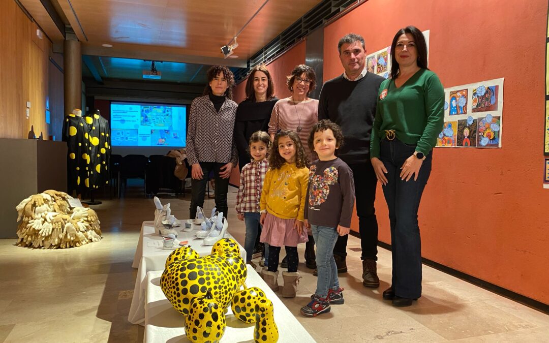El Centro Fundación Caja Rioja La Merced acoge una exposición sobre Yayoi Kusama realizada por escolares del CEIP Las Gaunas