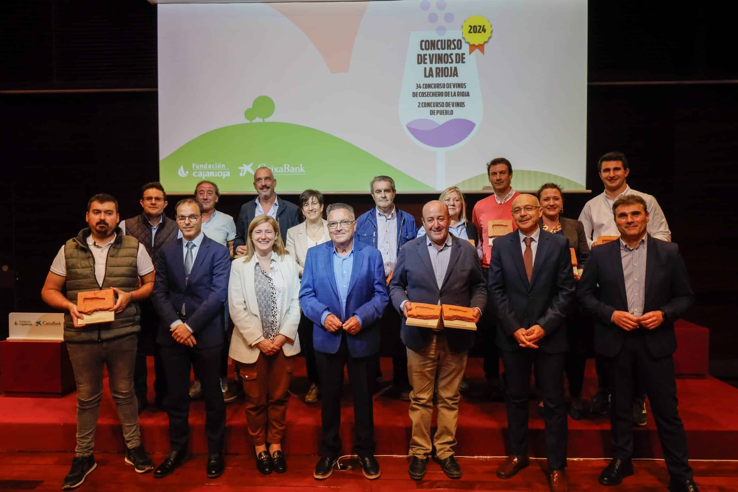 Ganadores del ‘Concurso de Vinos de La Rioja’ impulsado por Fundación Caja Rioja y CaixaBank