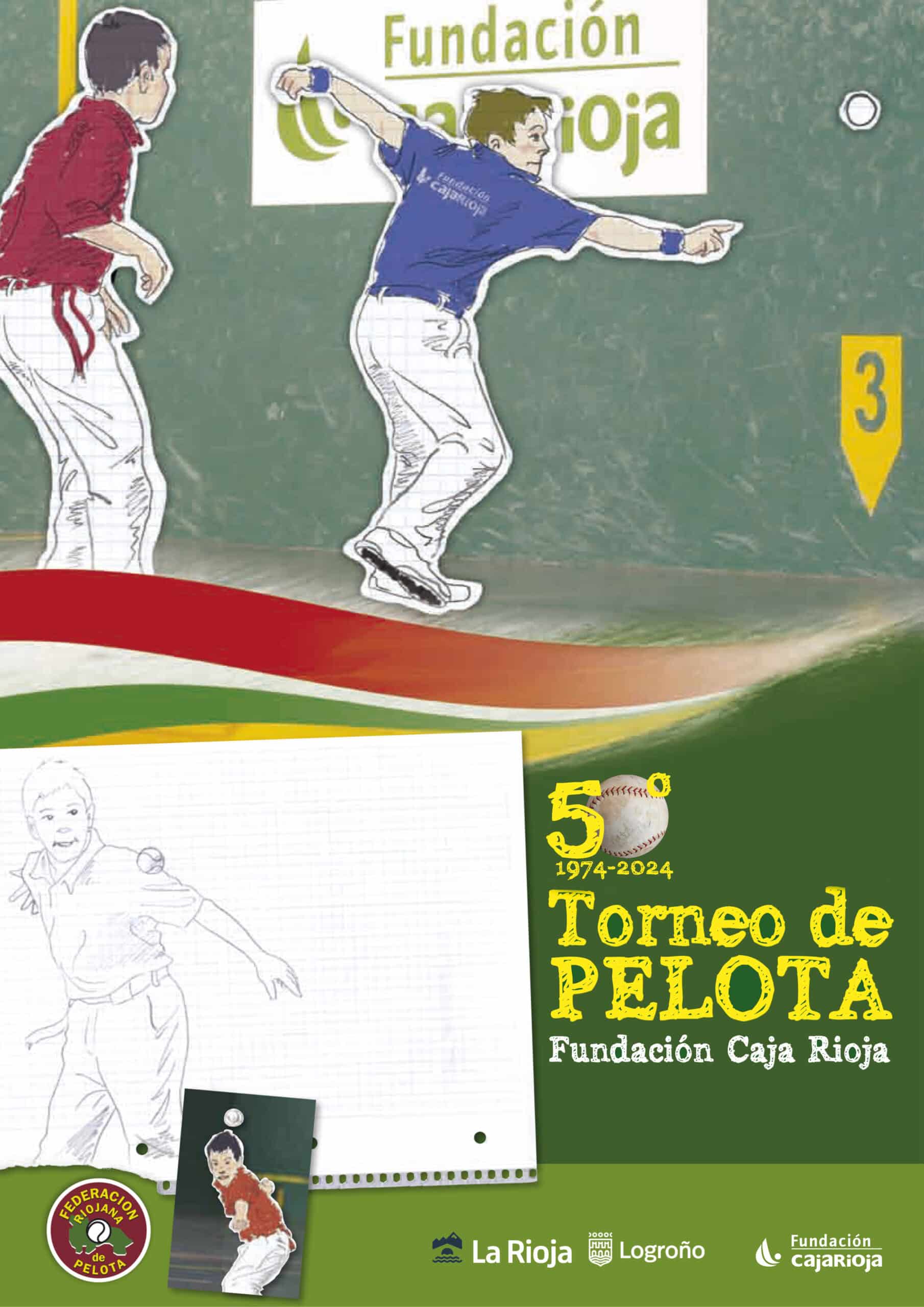 Mañana miércoles tendrá lugar en Riojaforum el acto de homenaje del 50 Torneo Fundación Caja Rioja de Pelota