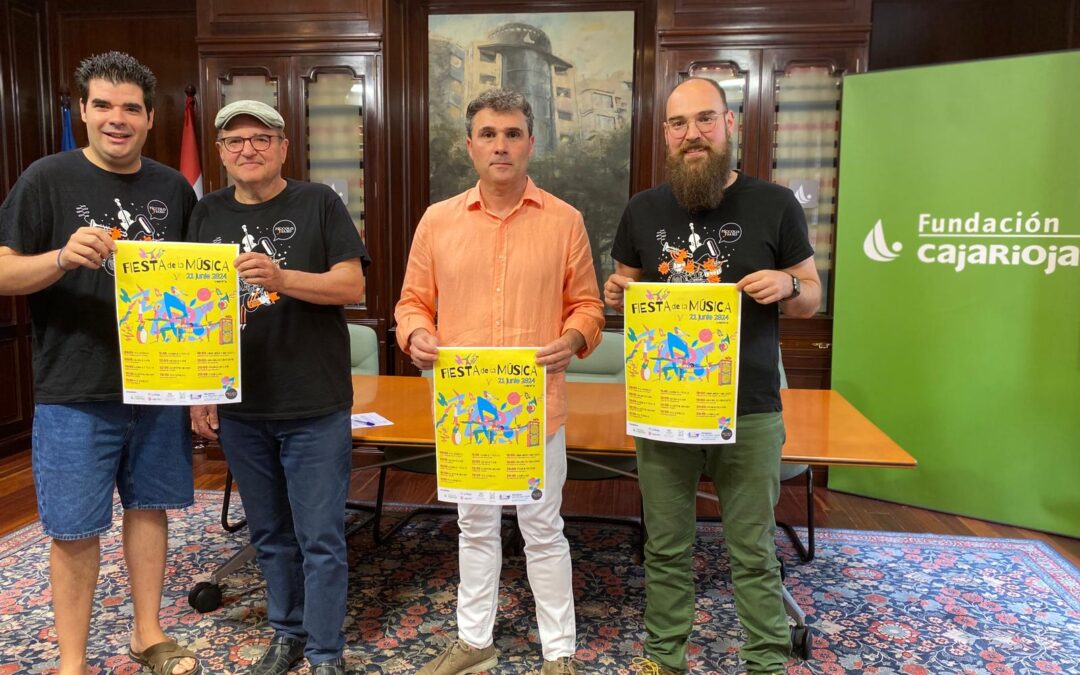 Vuelve el viernes la Fiesta de la Música con la organización de la Escuela Píccolo y Saxo, y la colaboración de Fundación Caja Rioja