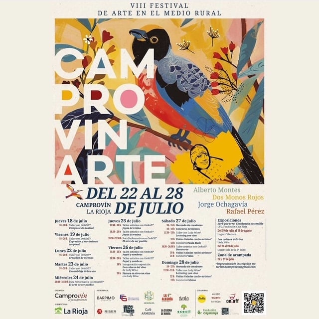 Fundación Caja Rioja y Universidad Popular de Logroño participan en la VIII edición del Festival Camprovinarte