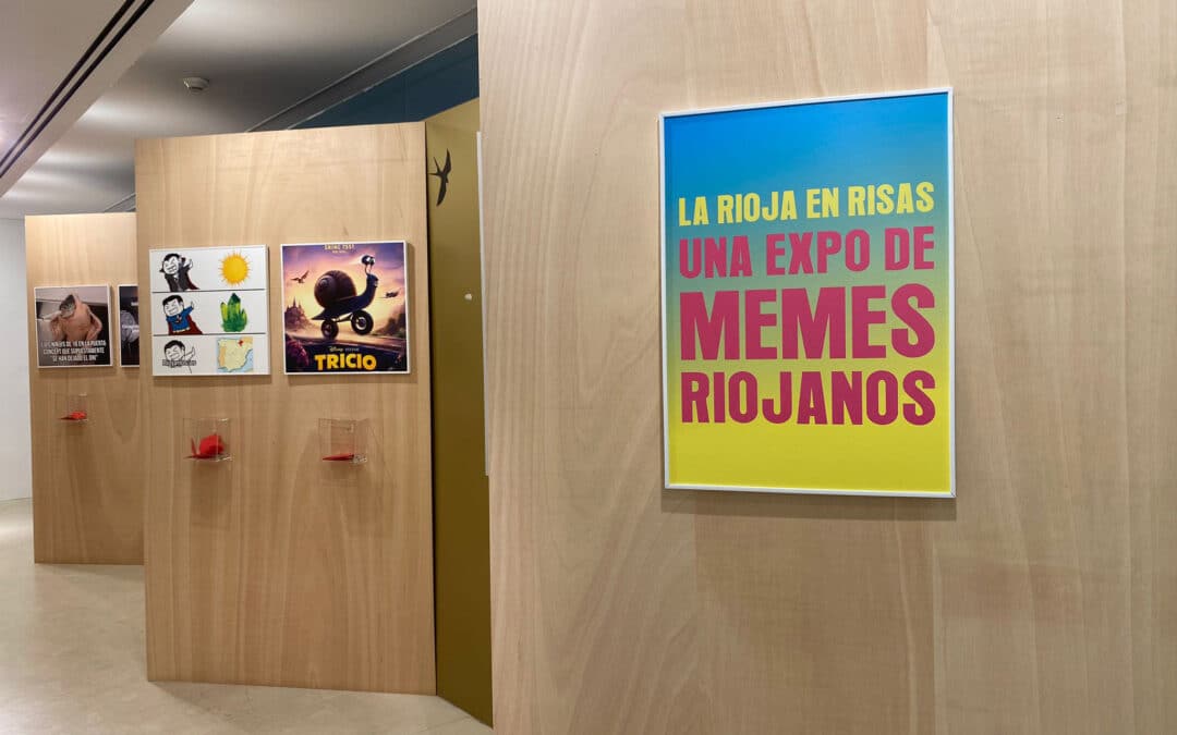 El Centro Fundación Caja Rioja Santo Domingo de la Calzada acoge ‘La Rioja en risas’, una singular y divertida exposición de memes riojanos