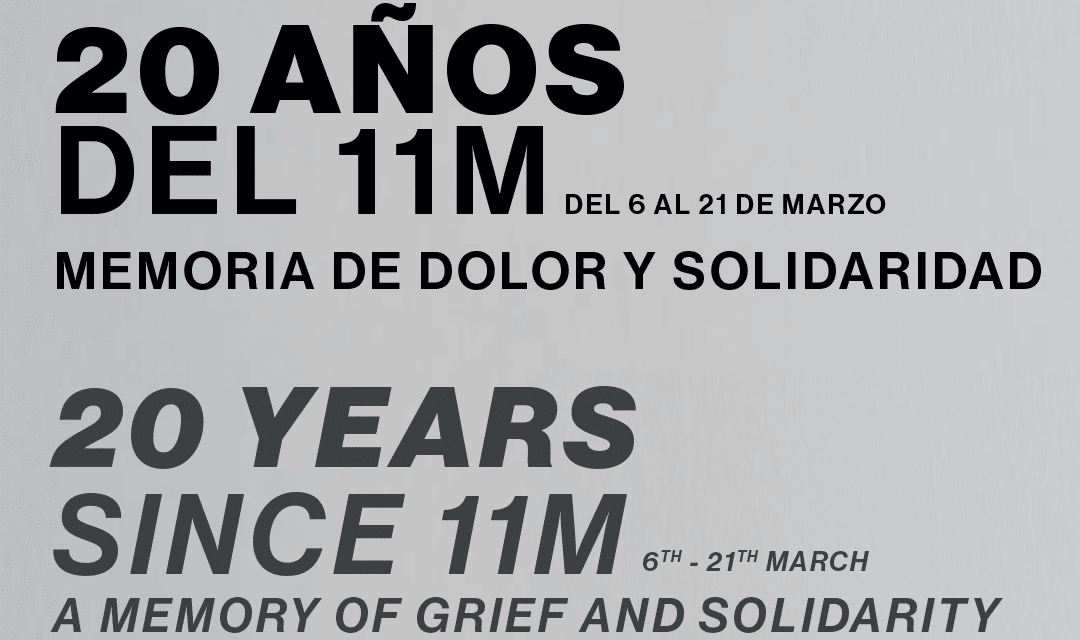 Exposición «20 años del 11 M», de la Fundación de Víctimas del Terrorismo