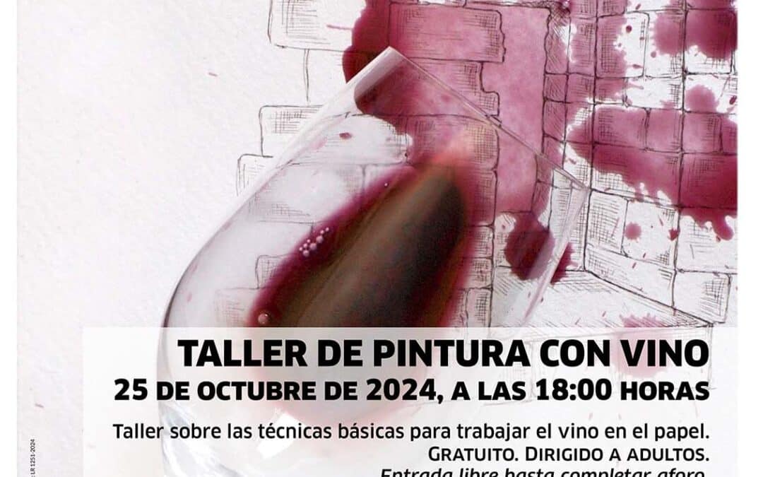 Fundación Caja Rioja organiza en su Centro de Haro un taller gratuito de acuarela con vino impartido por Isabel Vozmediano