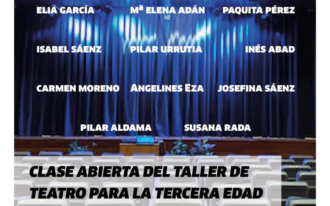 Las mujeres del taller de teatro que fomenta la igualdad a través del arte muestran el sábado su trabajo con una clase abierta
