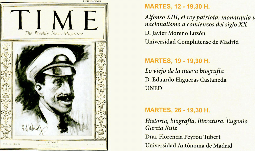 Ciclo de Conferencias «Nuevas Biografías Históricas». Historia, biografía, literatura: Eugenio García Ruiz