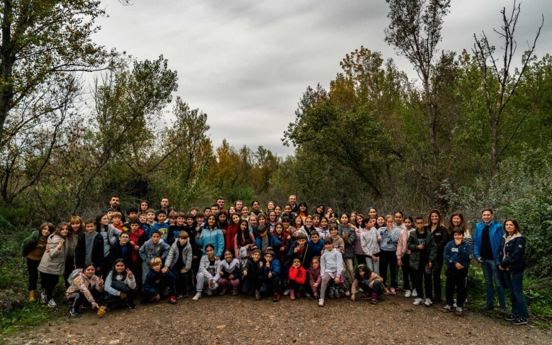 Fundación Caja Rioja recoge en un documento audiovisual el proyecto medioambiental para la recuperación de un soto del Ebro situado en Pradejón