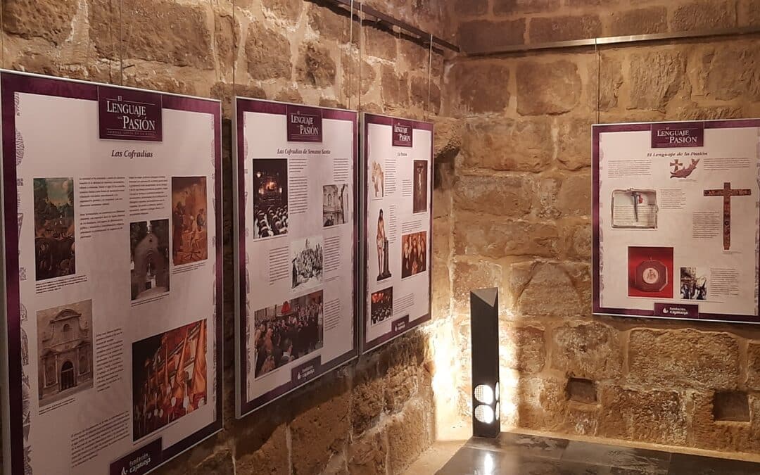 La Sala de exposiciones Torre del Homenaje de Agoncillo cuelga la exposición “El lenguaje de la Pasión”, incluida en el programa ‘Aprender’