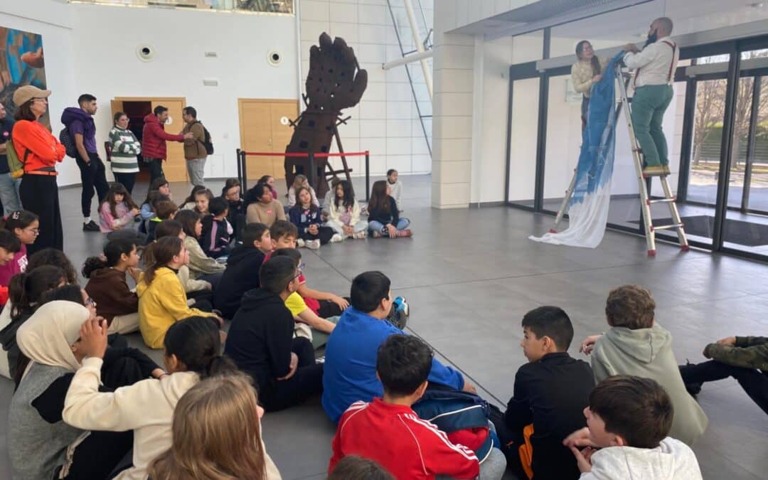 Un total de 15 centros educativos participan en el Museo Würth La Rioja en la jornada Arte+Ciencia+Futuro de #Divulgaciencia24