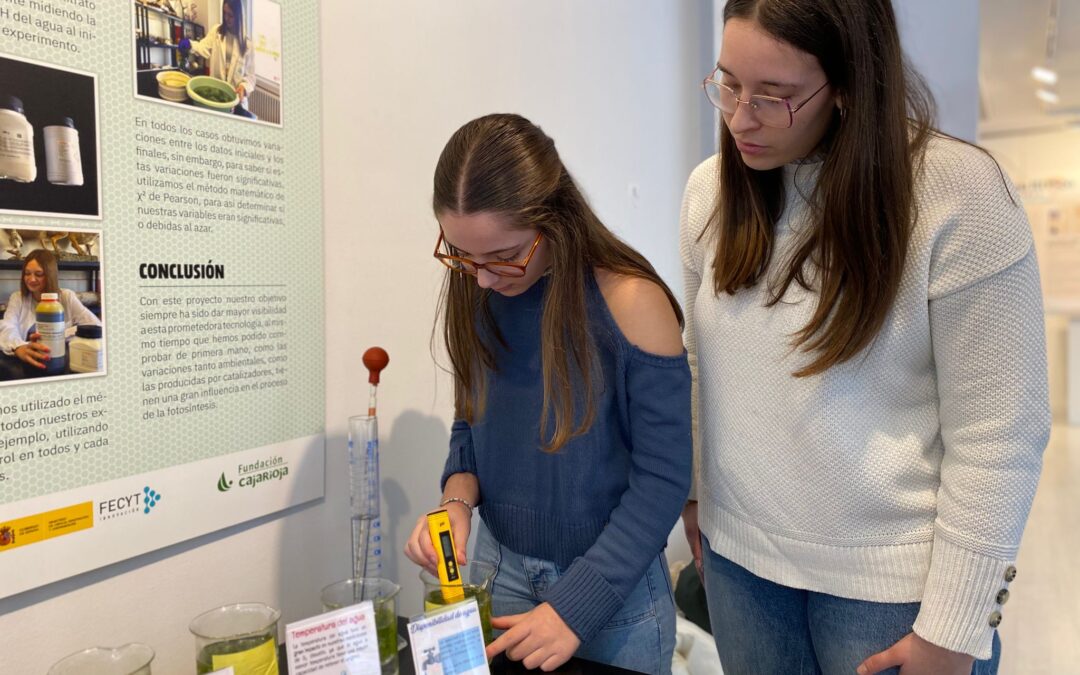 Mañana jueves las alumnas del Colegio Sagrado Corazón explican su proyecto de Divulgaciencia en el Centro Fundación Caja Rioja Arnedo