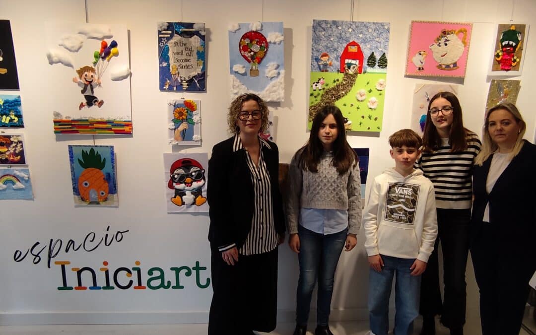 El alumnado de 1º de ESO del Colegio Sagrado Corazón de Arnedo expone en la iniciativa Iniciarte del Centro Fundación Caja Rioja Arnedo