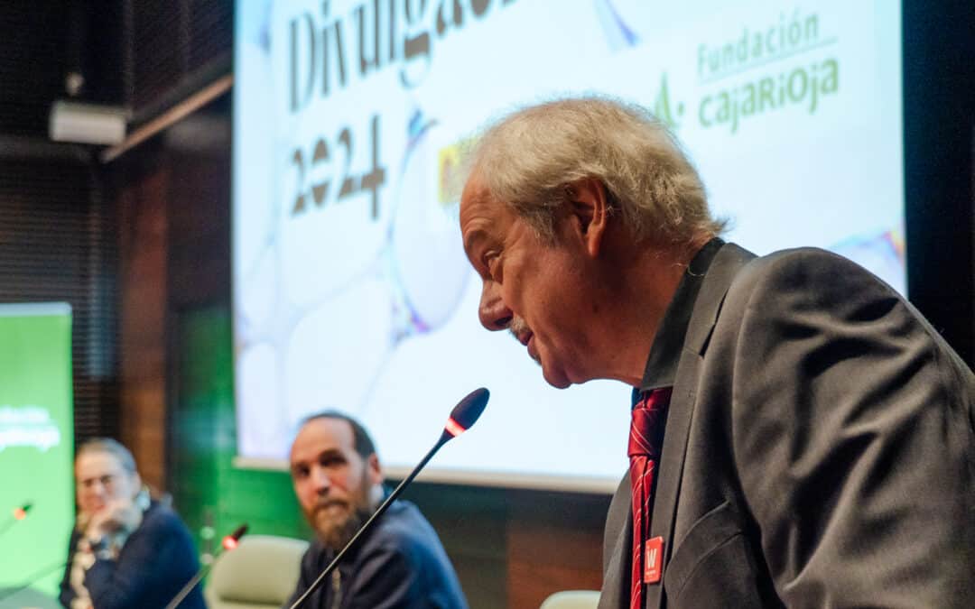 Estudiantes de ESO y Bachillerato participan en el encuentro con el Nobel de Química 2022 Morten Meldal con motivo de Divulgaciencia