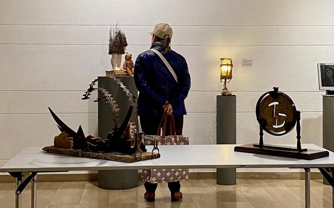 La exposición de las obras seleccionadas en el certamen nacional TransformArte, en el Centro Fundación Caja Rioja Calahorra