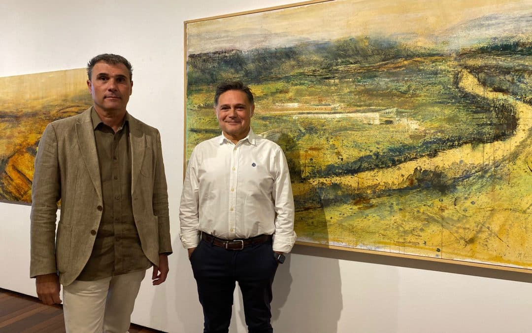 El artista Manuel Romero muestra una retrospectiva de su obra pictórica en el Centro Fundación Caja Rioja Gran Vía