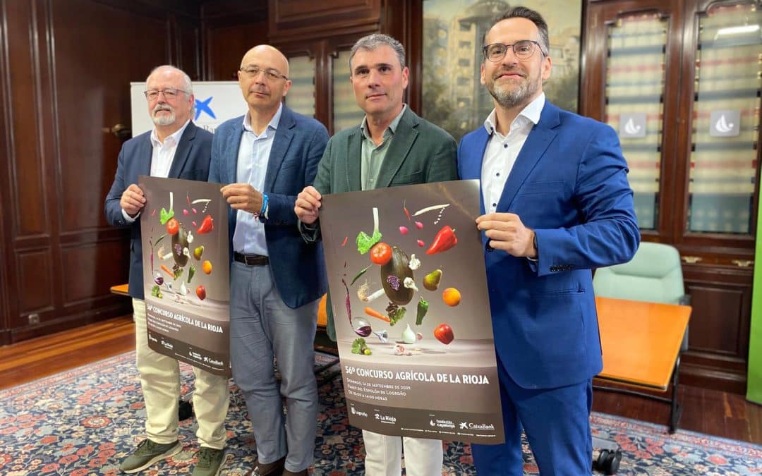La edición 56 del Concurso Agrícola de La Rioja se celebrará el 14 de septiembre para mostrar el trabajo de las personas que trabajan en el campo