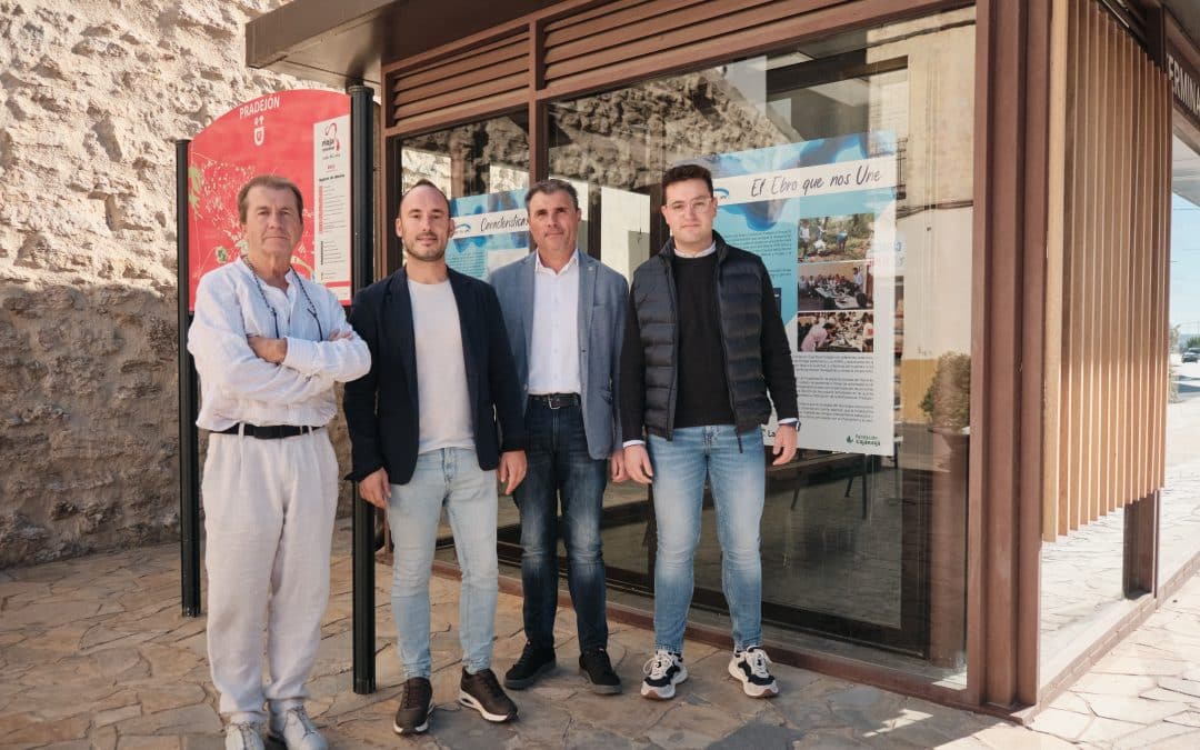 Fundación Caja Rioja inaugura en Pradejón la exposición sobre el proyecto medioambiental “El Ebro que nos une”