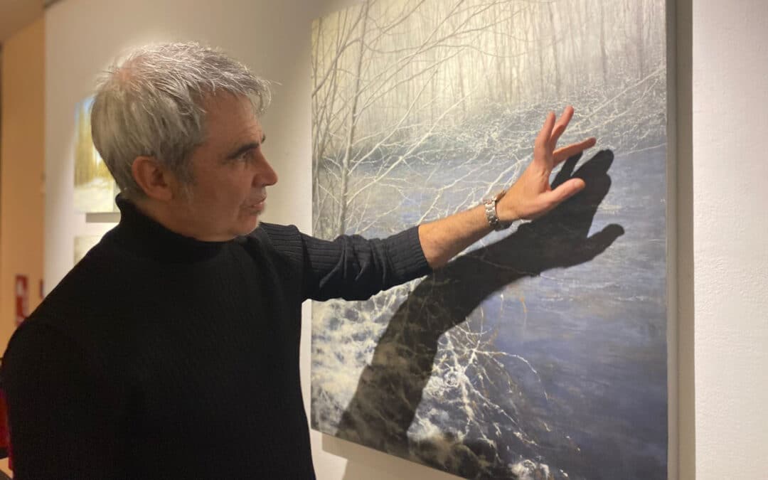 Ortega expone en el Centro Fundación Caja Rioja Gran Vía “Lejos del ruido”, 22 obras en las que se resume la esencia de este pintor imprescindible