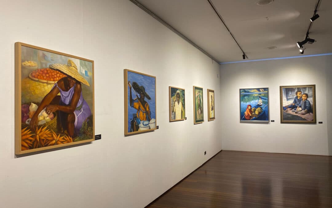Ana María Sanz Tineo presenta en el Centro Fundación Caja Rioja Gran Vía la exposición de pintura “Esencia de lo humano”