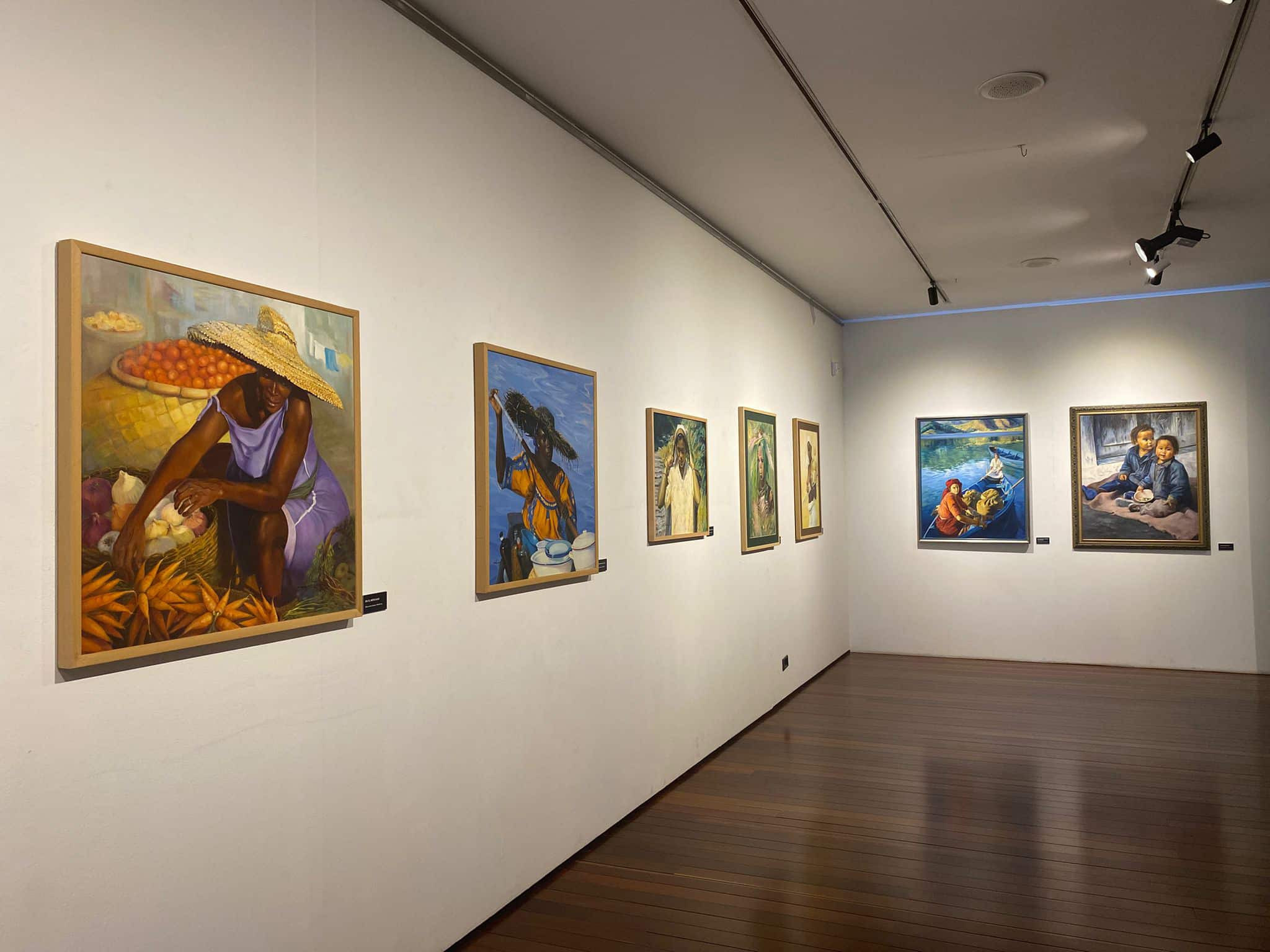 Ana María Sanz Tineo presenta en el Centro Fundación Caja Rioja Gran Vía la exposición de pintura “Esencia de lo humano”